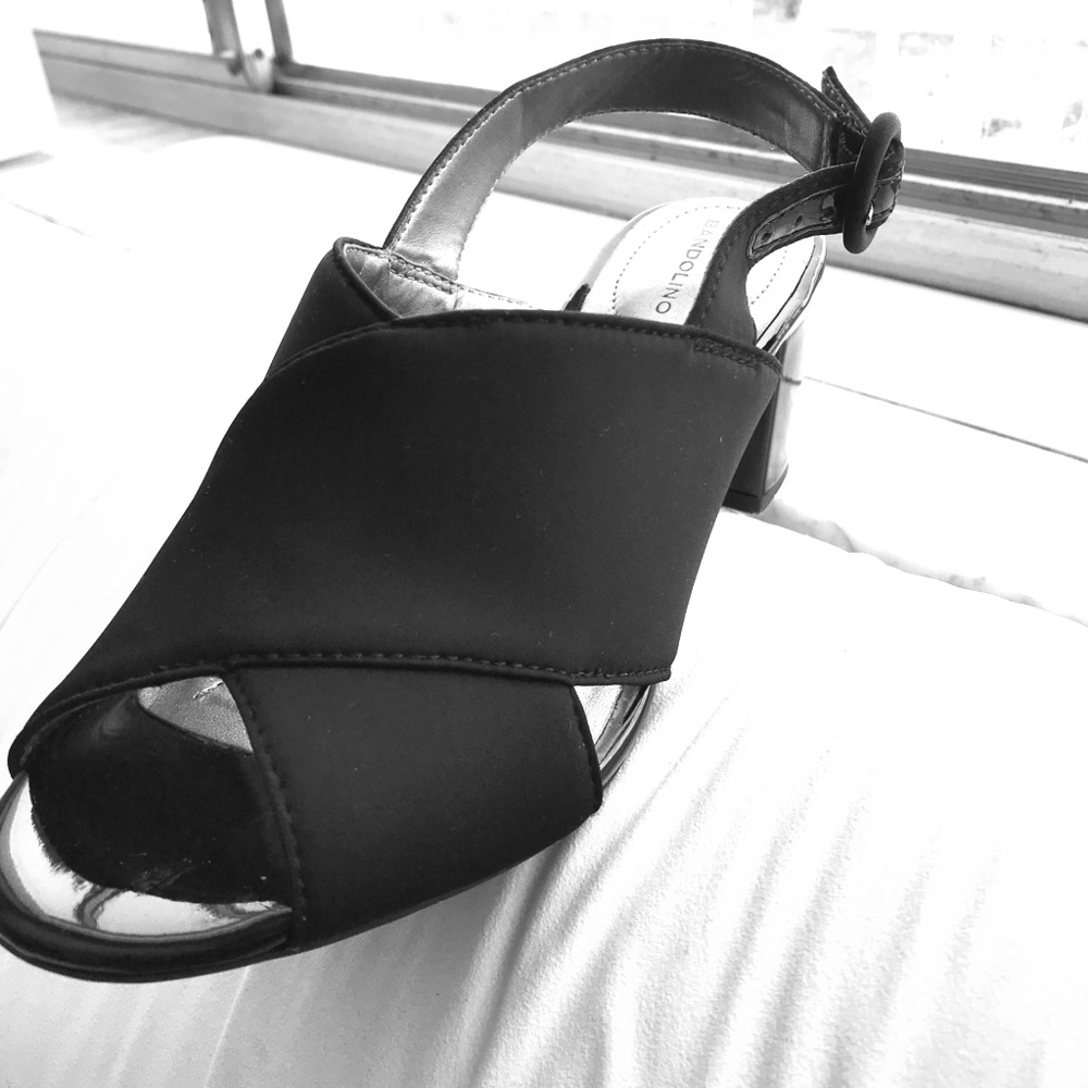 Bandolino Black Sandal Size 6M